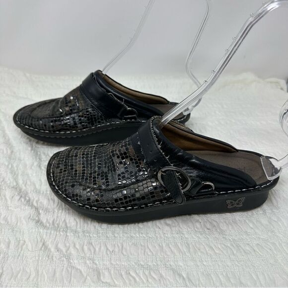 Algeria Seville Black Stone Mules- Size 9 - Picture 13 of 14